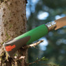 Нож OPINEL №12 EXPLORETICK REMOVER, зеленый 002489